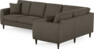 Eden - Hörnsoffa, 3+1-sits - Brun
