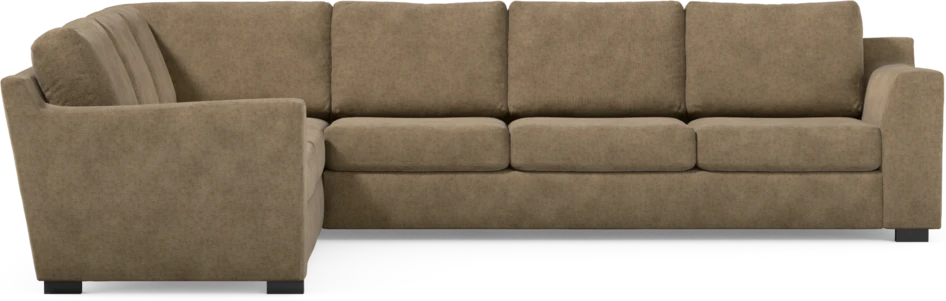 Friday - Hörnsoffa, 2+3-sits - Brun