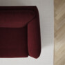 Madison Lux - 2-sits soffa med schäslong vänster - Röd