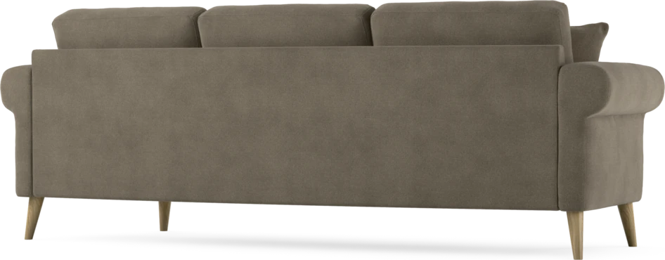 Eden - 3-sits soffa svängd - Beige