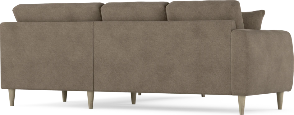 Eden - Hörnsoffa, 2+2-sits - Brun