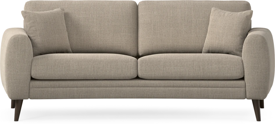 Eden - 2,5-sits soffa svängd - Beige