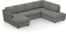 Friday - 3-sits soffa med schäslong vänster och divan höger - Grå