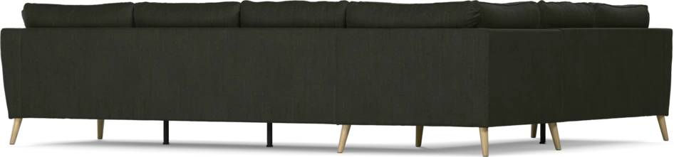 County - Hörnsoffa, 2+3-sits - Grön