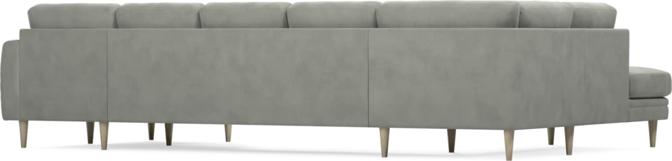 Eden - 3-sits soffa med divan vänster och schäslong höger - Grå