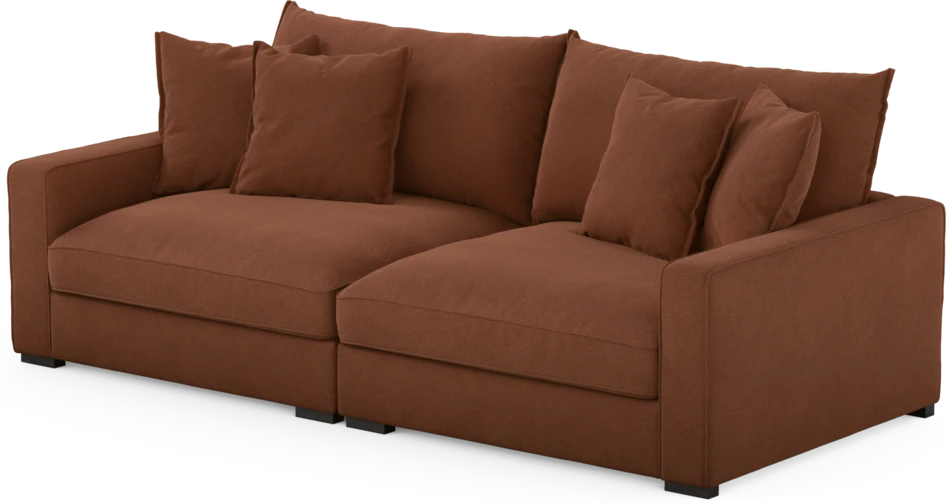 Rossi - 3-sits soffa - Orange