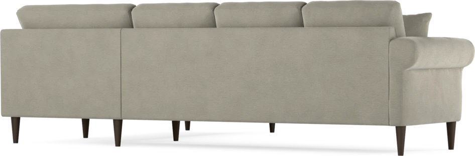 Eden - Hörnsoffa, 3+2-sits - Brun