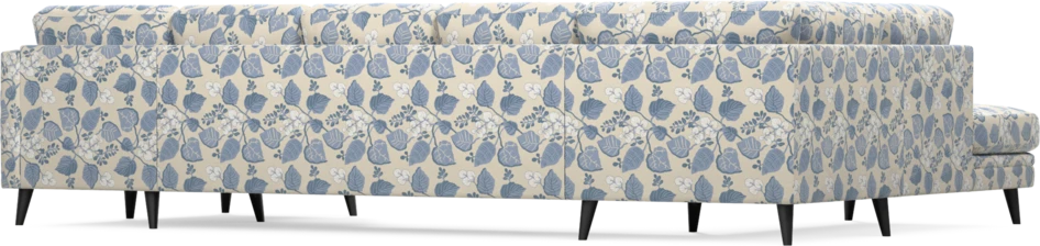 Eden - 3-sits soffa med divan vänster och schäslong höger - Flerfärgad