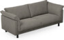 Cherrie - 3-sits soffa, fast klädsel - Grå