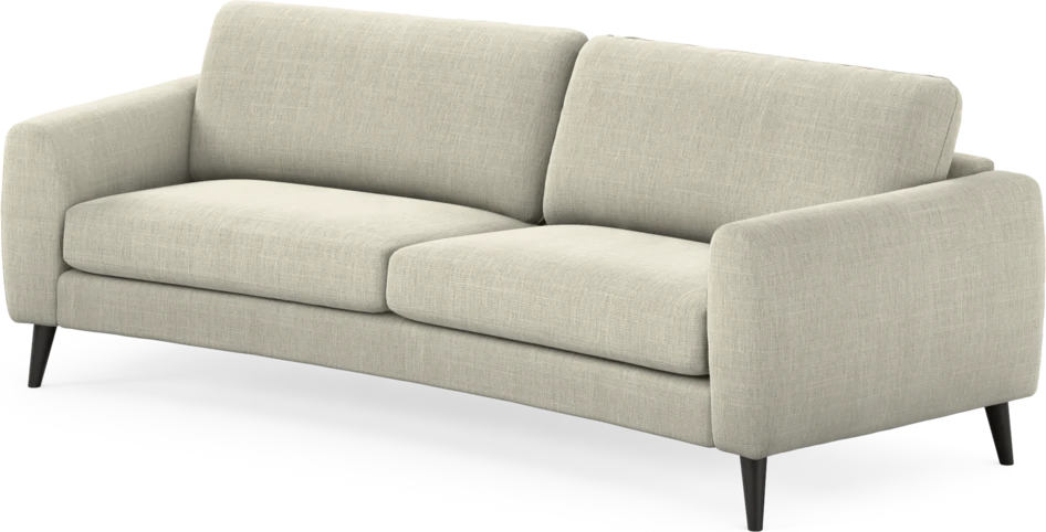 Bridge - 3-sits soffa svängd - Beige