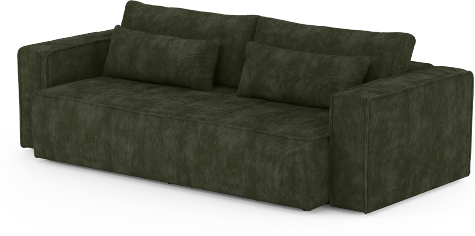 Ide - Bäddsoffa 3-sits - Grön