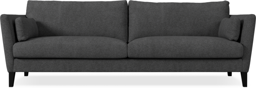 Winston - 4-sits soffa - Svart