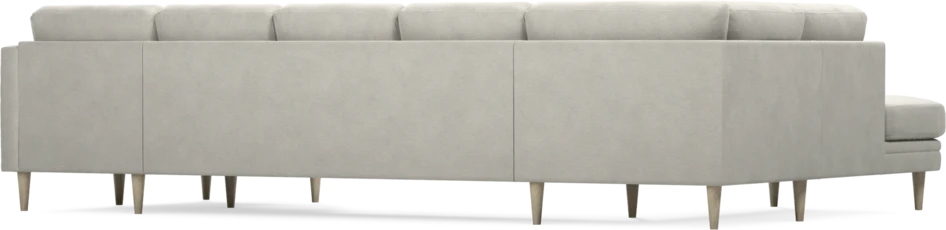 Eden - 3-sits soffa med divan vänster och schäslong höger - Grå