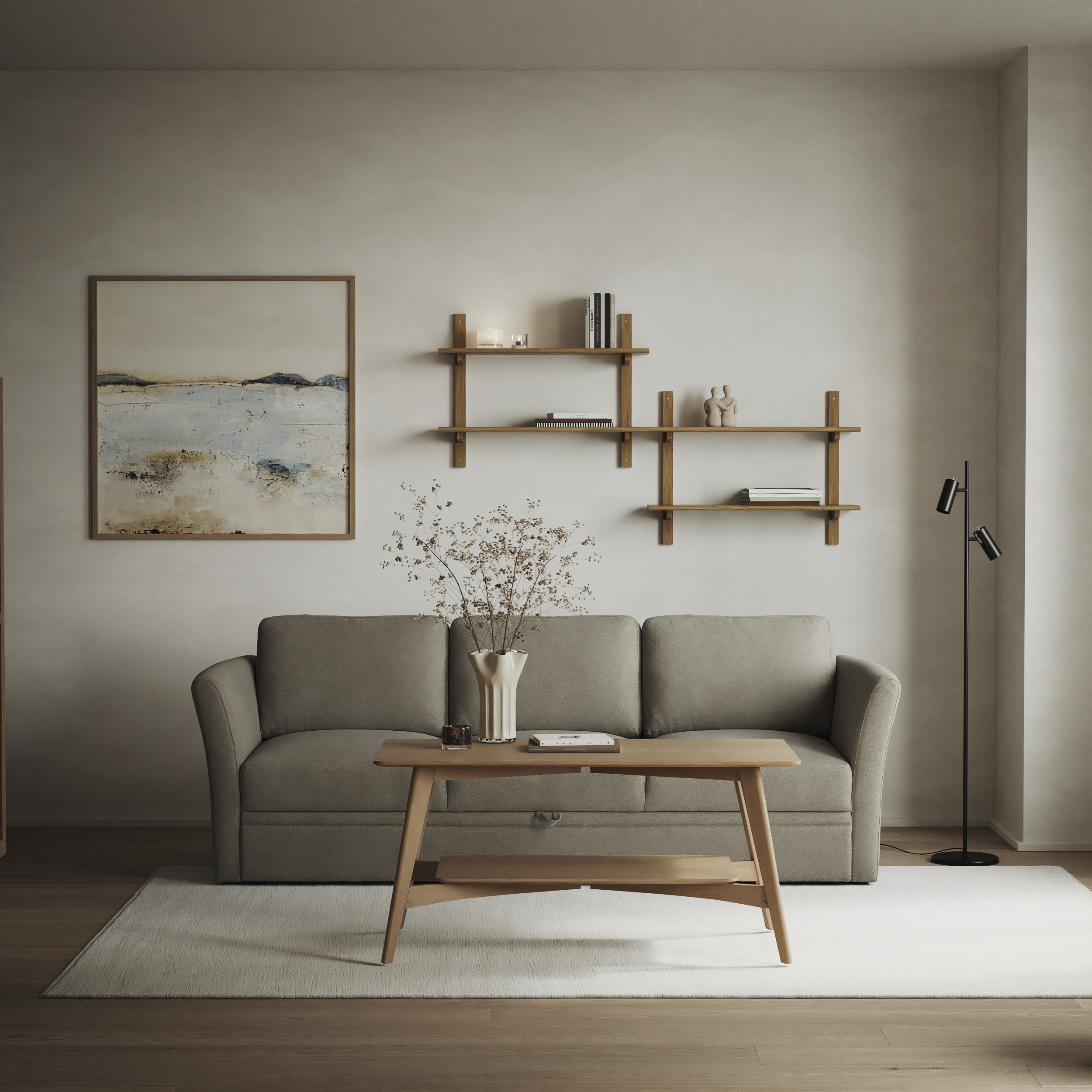 Öland - Bäddsoffa 3-sits, längsbäddad - inspiration