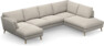Madison Lux - 2-sits soffa med schäslong vänster och divan höger - Beige