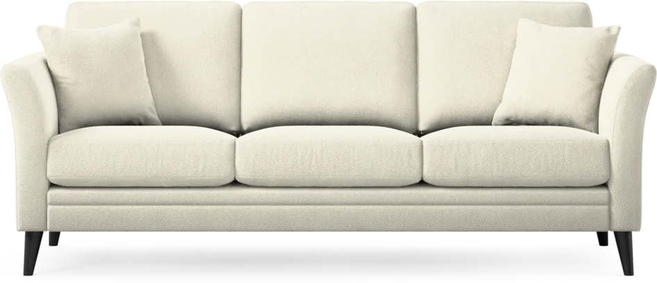 Eden - 3-sits soffa - Vit