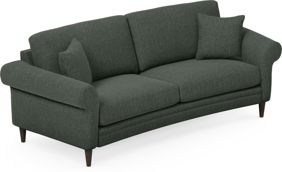 Eden - 2,5-sits soffa svängd - Grön