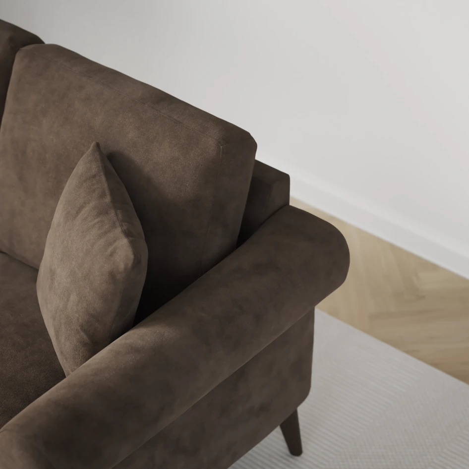 Eden - 2-sits soffa - Brun