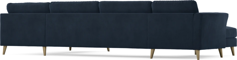 Bridge - 3-sits soffa med schäslong vänster och divan höger - Blå