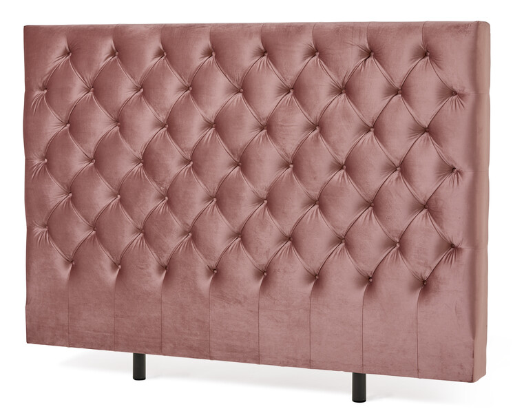 Avon XL pikerad - Sänggavel, B 160-210 cm - Rosa