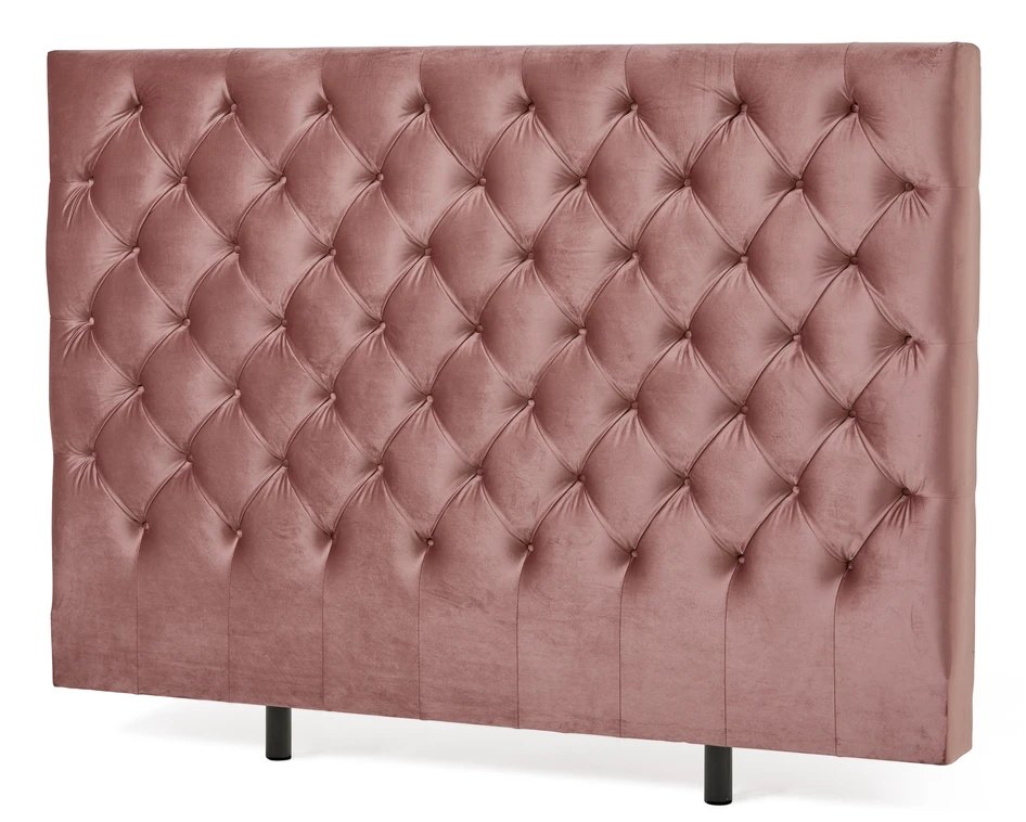 Avon XL pikerad - Sänggavel, B 160-210 cm - Rosa