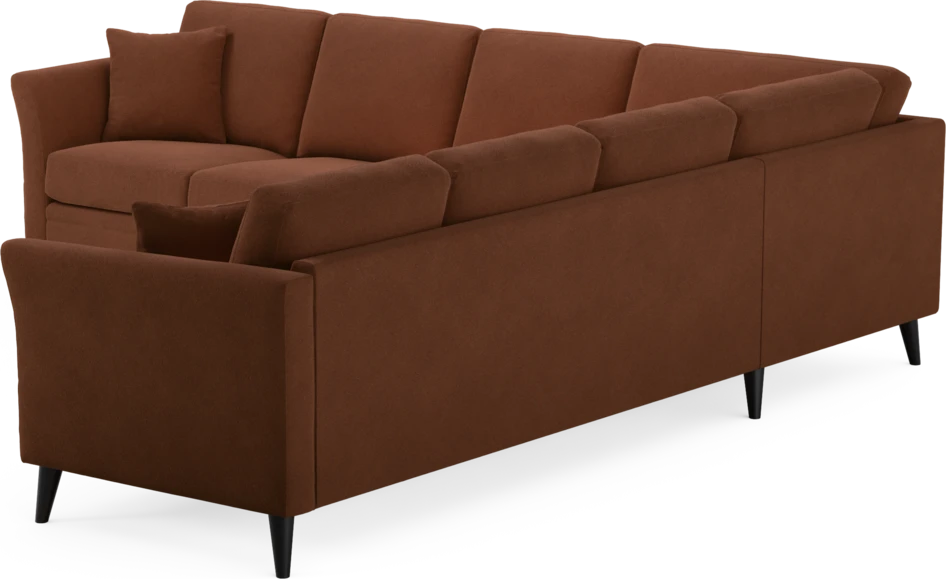Eden - Hörnsoffa, 3+3-sits - Orange