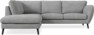 Madison Lux - 2-sits soffa med divan vänster - Vit