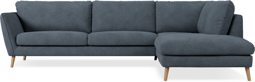 Madison Lux - 3-sits soffa med divan höger - Vit