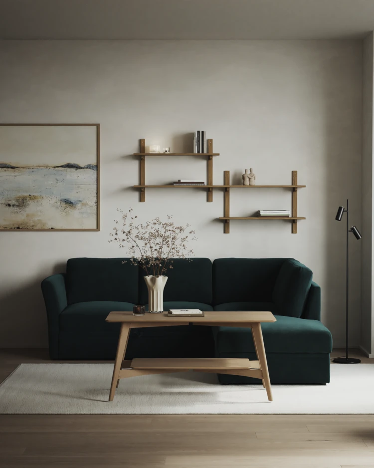 Öland - Bäddsoffa med divan höger - inspiration