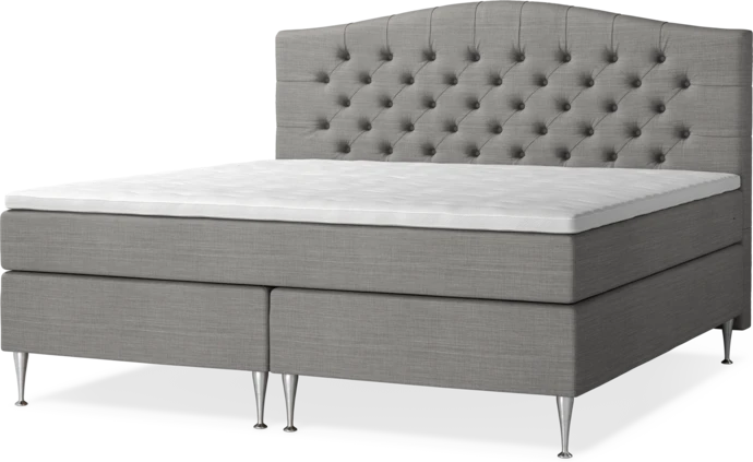 New York, Kontinentalsäng, dubbelsäng med bäddmadrass och sänggavel välvd