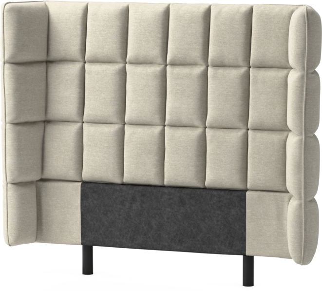 Delux Rutig - Sänggavel, 120-180 cm - Beige