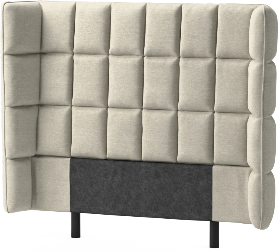 Delux Rutig - Sänggavel, 120-180 cm - Beige