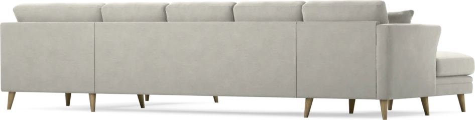 Eden - 3-sits soffa med schäslong vänster och divan höger - Grå