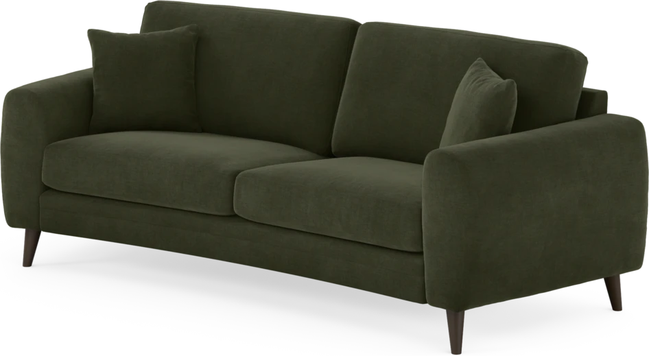 Eden - 2,5-sits soffa svängd - Grön