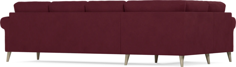 Eden - Hörnsoffa, 1+3-sits - Röd