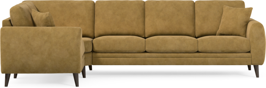 Eden - Hörnsoffa, 1+3-sits - Gul