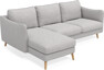 Madison Lux - 2-sits soffa med schäslong vänster - Grå