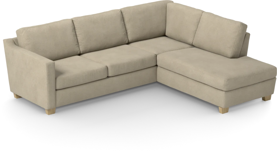 Friday - 2,5-sits soffa med divan höger - Beige