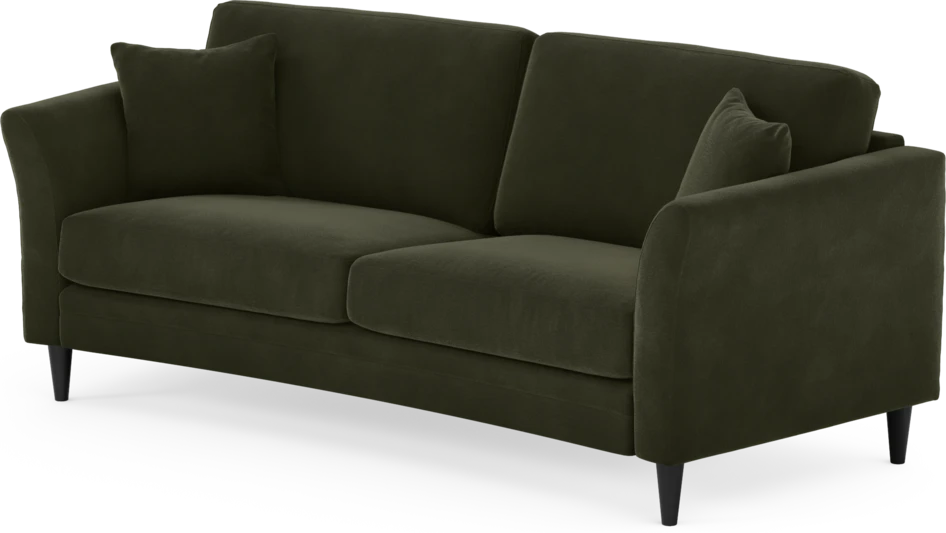 Eden - 2,5-sits soffa svängd - Grön