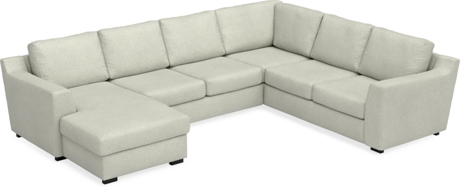 Friday - Hörnsoffa, 3+2-sits med schäslong vänster - Beige