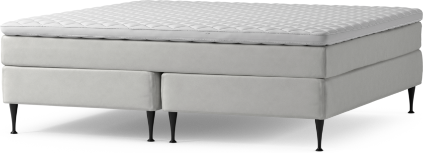 Delux Sense - Kontinentalsäng, dubbelsäng med bäddmadrass och sängben