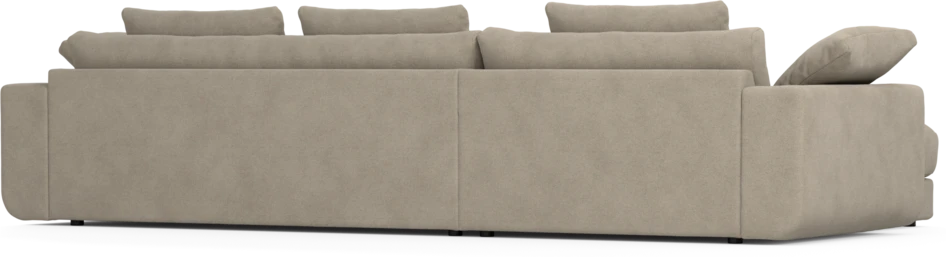 Amie - 3-sits med schäslong vänster - Beige