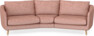 Madison - 3-sits soffa svängd, 90 cm - Röd