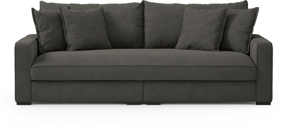 Rossi - 3-sits soffa, hel dyna - Brun
