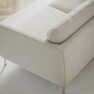 Madison Lux - 3-sits soffa med divan höger - Vit