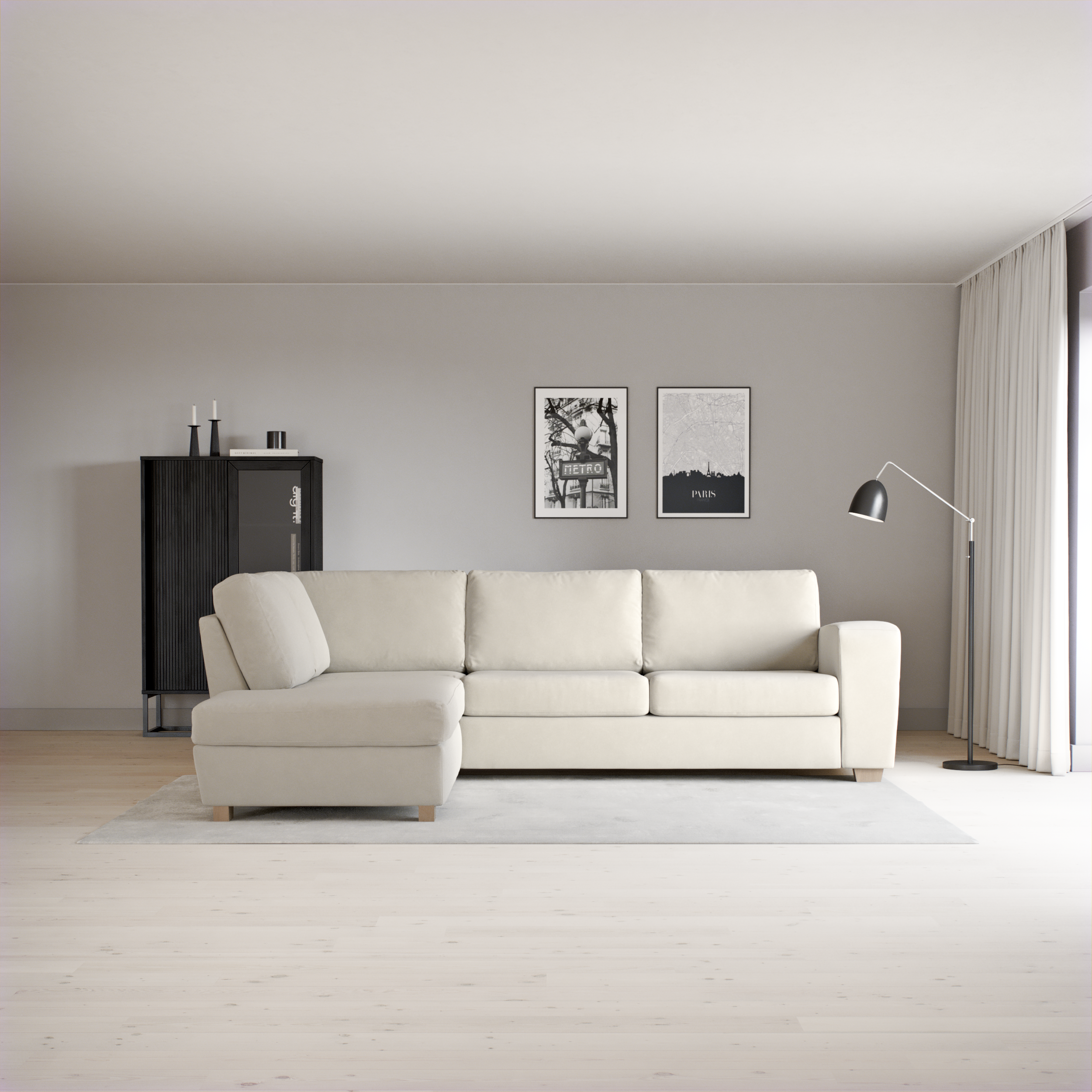 Friday - 2,5-sits soffa med divan vänster - inspiration