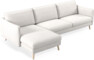 Madison Lux - 3-sits soffa med schäslong vänster - Beige
