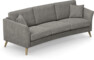 Eden - 3-sits soffa svängd - Grå