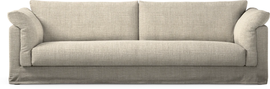 Cherrie Klädsel - Klädsel till 4-sits soffa, hel dyna - Beige