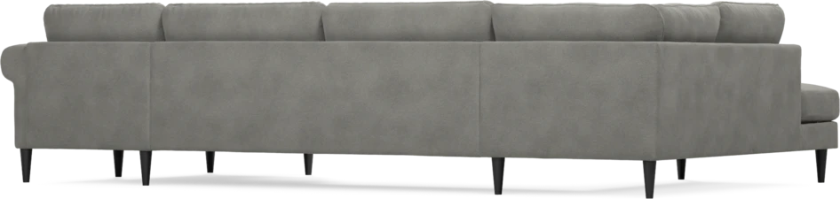 Bridge - 3-sits soffa med divan vänster och schäslong höger - Grå